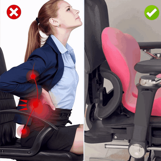 Memory Foam Seat Cushion Contoured Sitting Pad
