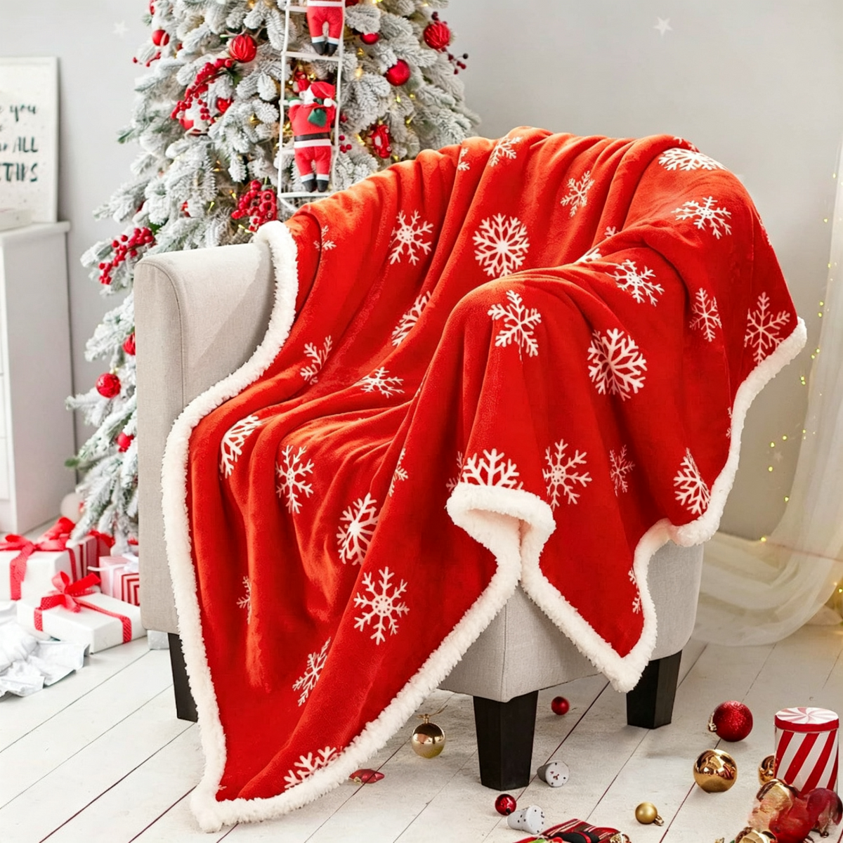 Dicke Weihnachtsdecke