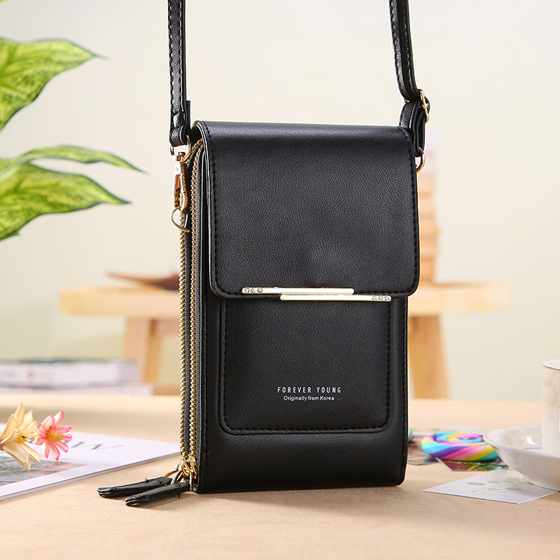 Anti-Theft Leather Touchscreen Bag