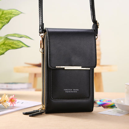Anti-Theft Leather Touchscreen Bag