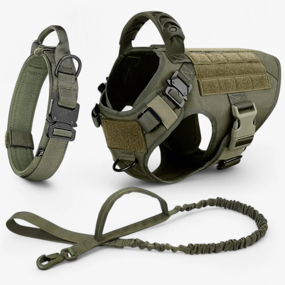 Militair hondentuig, tactisch trainingsvest met snelsluitsysteem