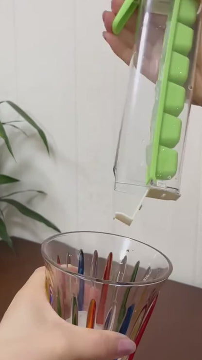 Ice Cube Tray | Easy Release Ice Cube Mold | Reusable Kitchen Ice Tray for Drinks