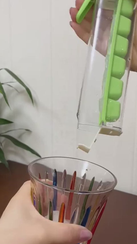 Ice Cube Tray | Easy Release Ice Cube Mold | Reusable Kitchen Ice Tray for Drinks